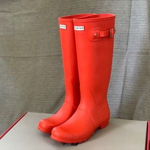 Hunter Original Tall Rain Boot Orange